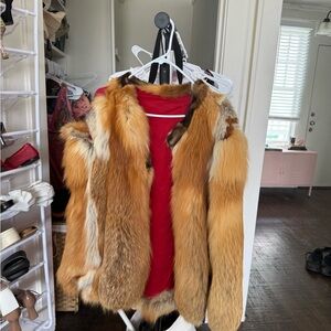 Red Fox Fur Jacket